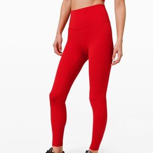Lululemon Align Leggings Size 2 Red